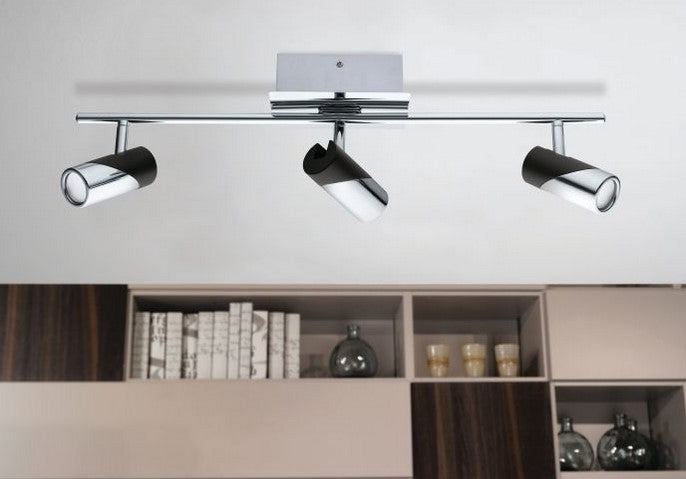 Lumière triple sur rail Bernedo