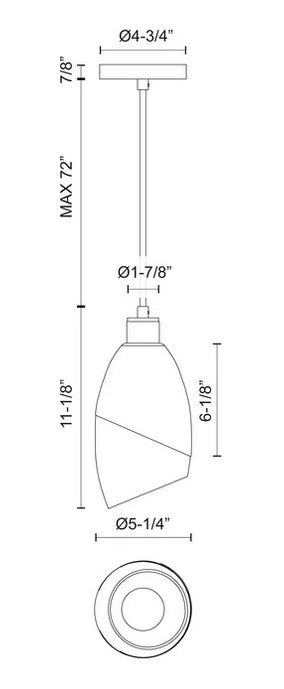 Suspension Capri 5-in