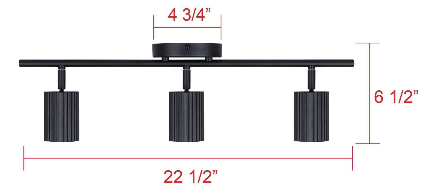 Lumière triple sur rail Rexton