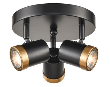 Lumière triple sur rail/ronde Oeil De Base 3