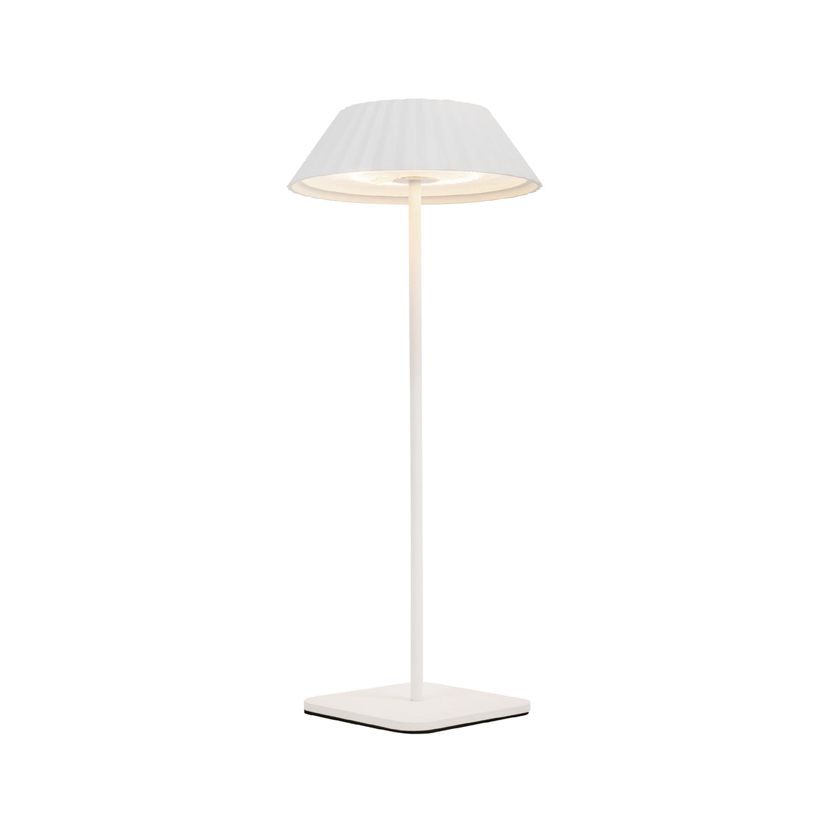 Lampe de table rechargeable — Blanc