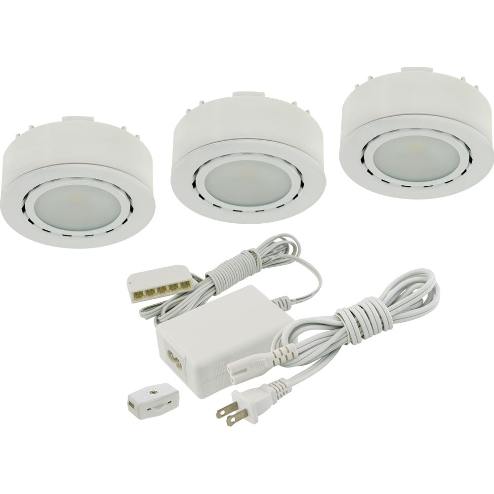 Kit de rondelles DEL Blanc chaud (3000K)