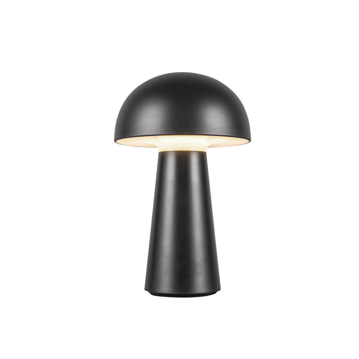 Lampe de table Asher rechargeable 8 po — Noir