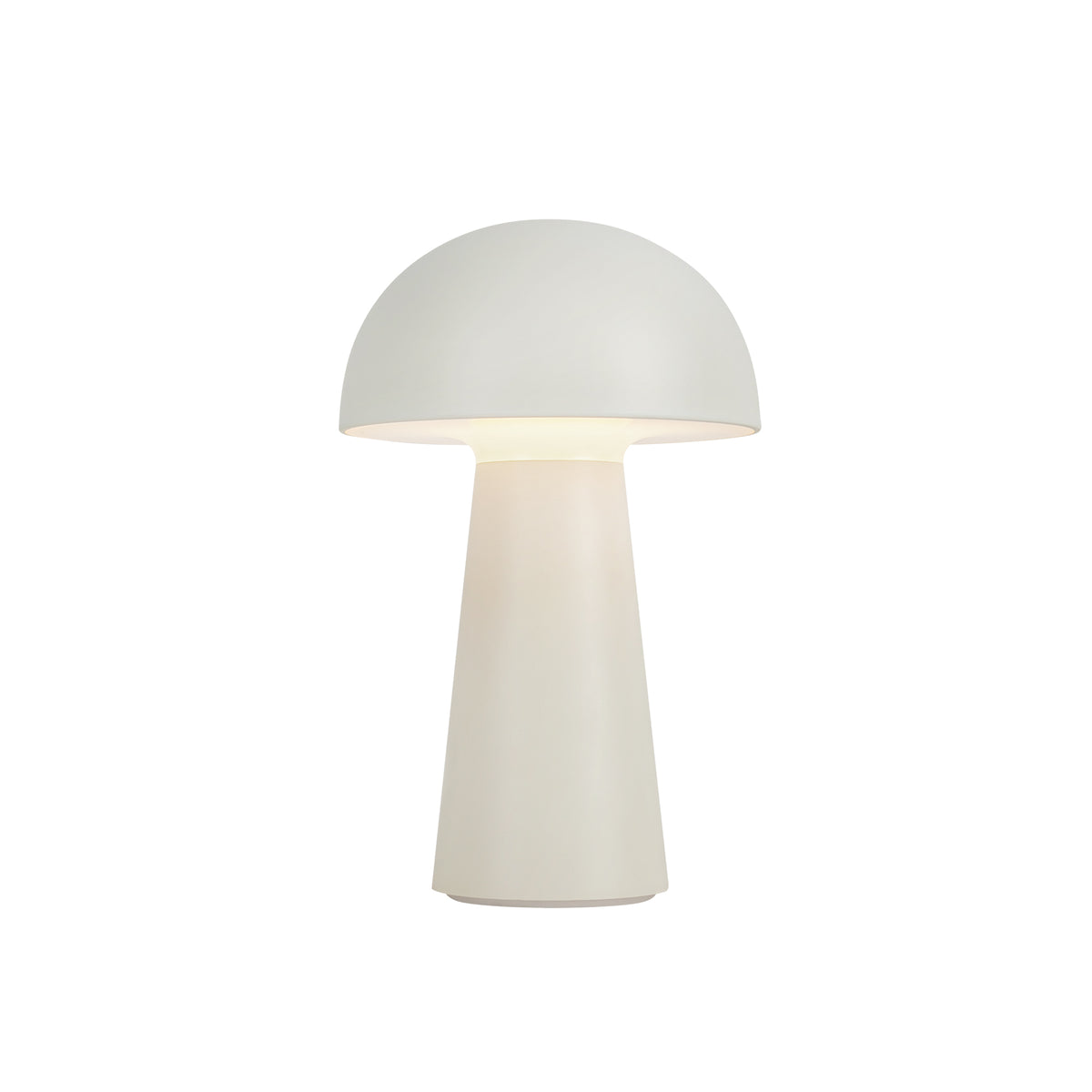 Lampe de table rechargeable — Crème