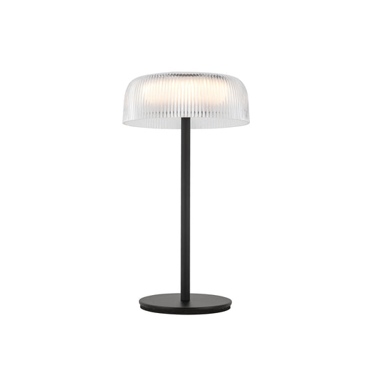 Lampe de table Brilla rechargeable 11 po — Noir