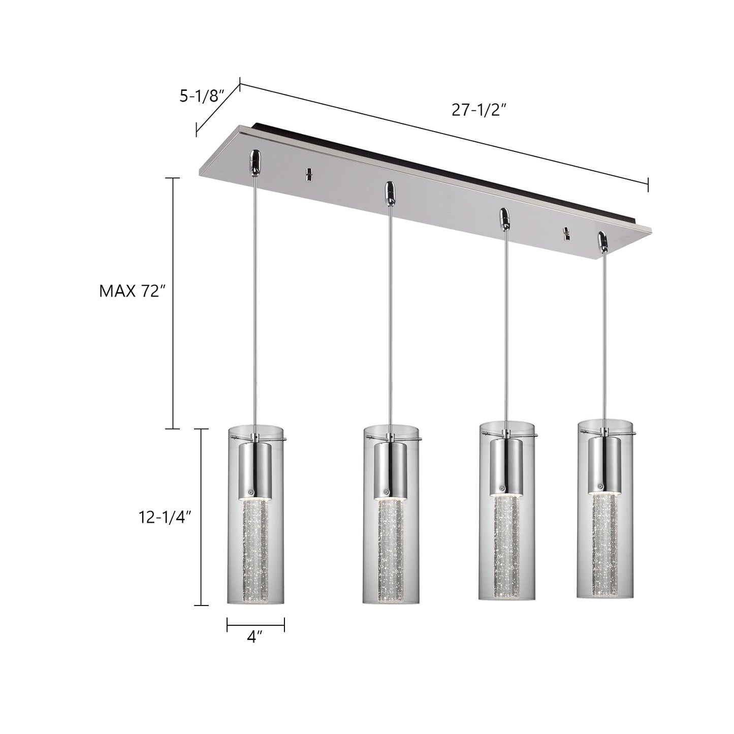 Suspension multiple Champagne