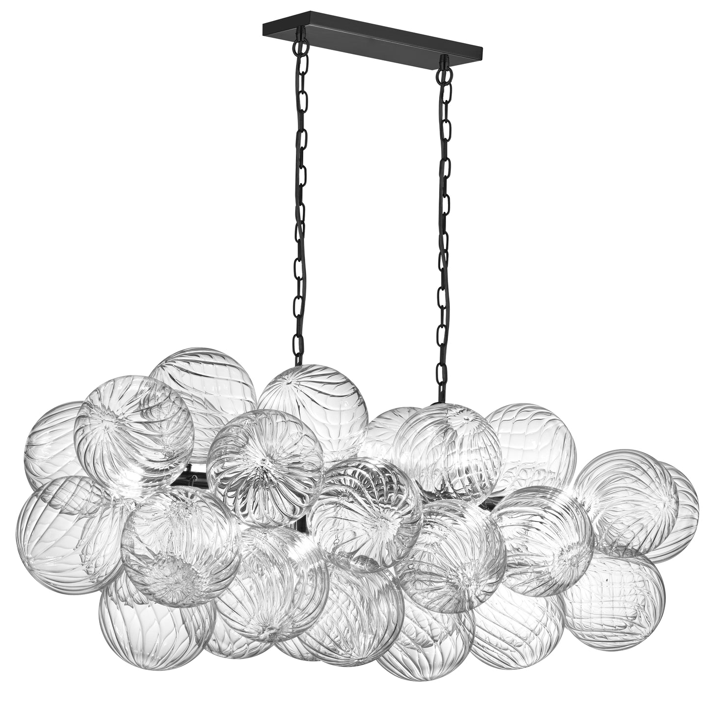 Suspension linéaire Charlize 10 lumières