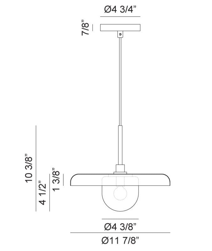 Suspension Creston 11 7/8''