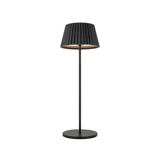 Lampe de table Dario rechargeable 14 po — Noir