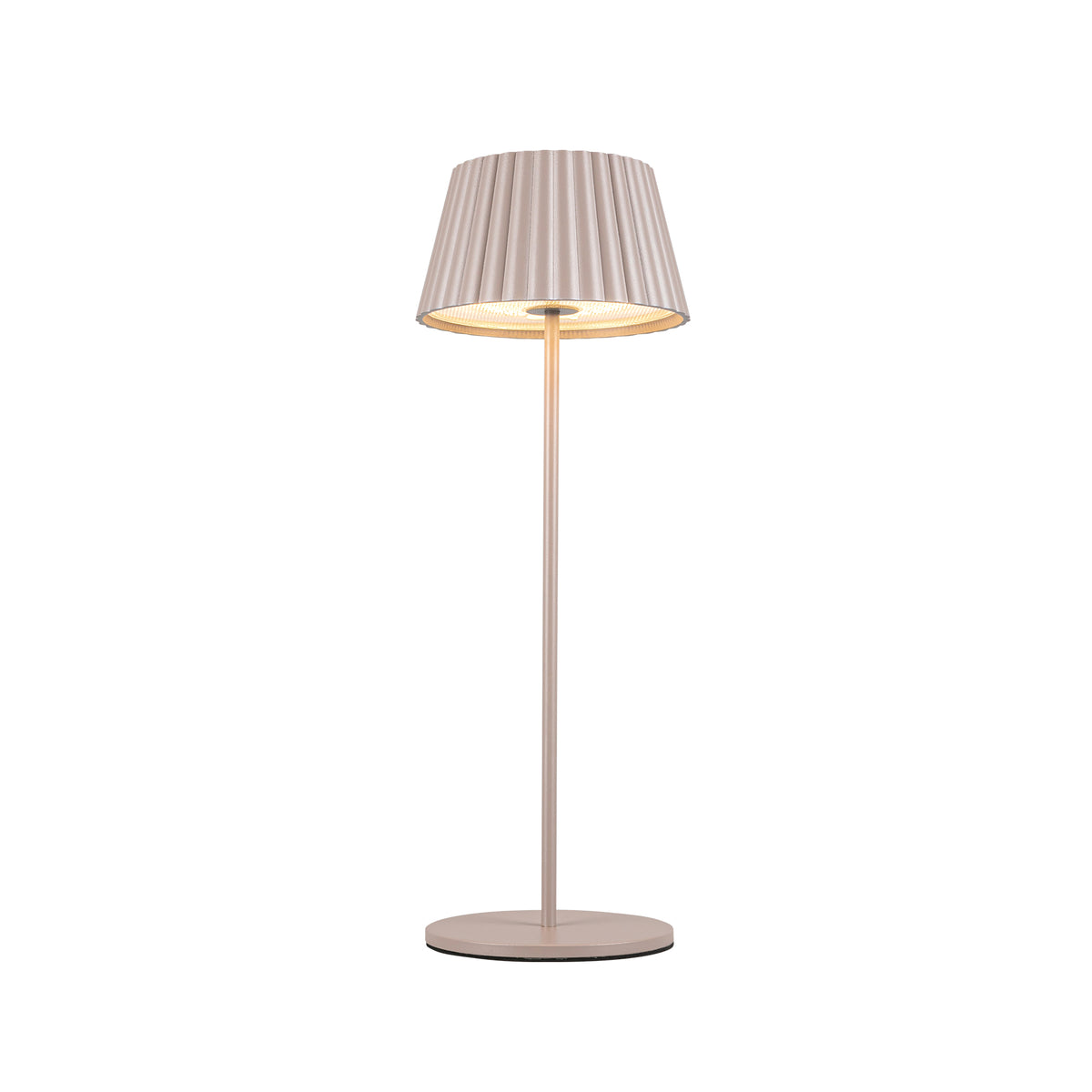 Lampe de table rechargeable — Gris pierre de lune