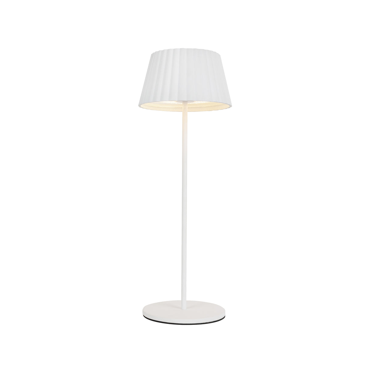 Lampe de table rechargeable — Blanc