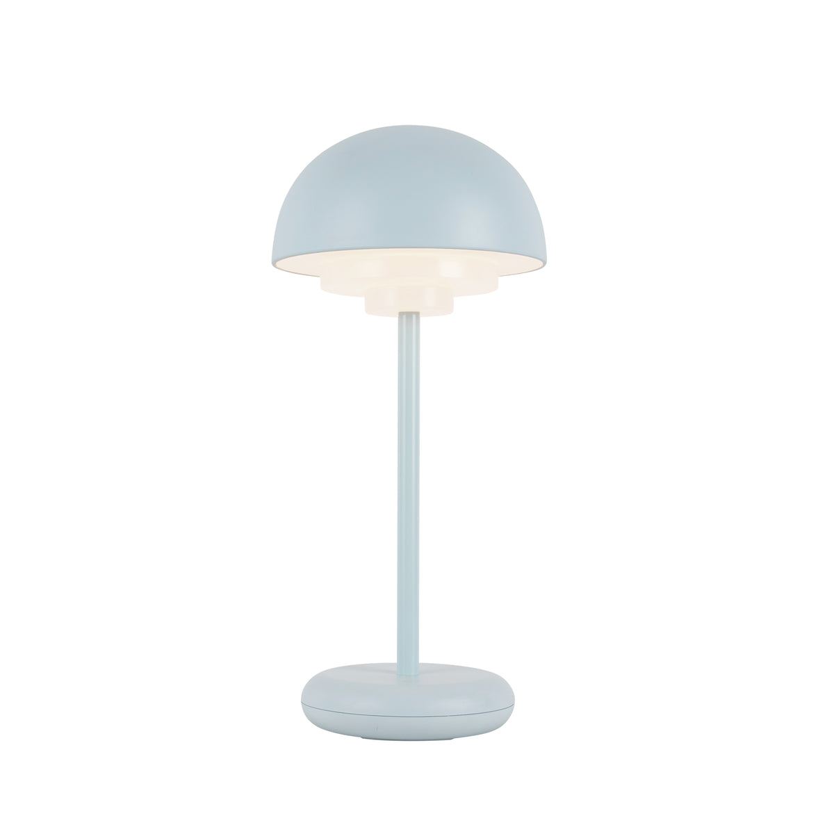 Lampe de table rechargeable — Bleu ciel