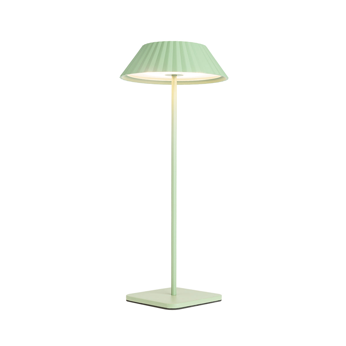 Lampe de table rechargeable — Vert sauge
