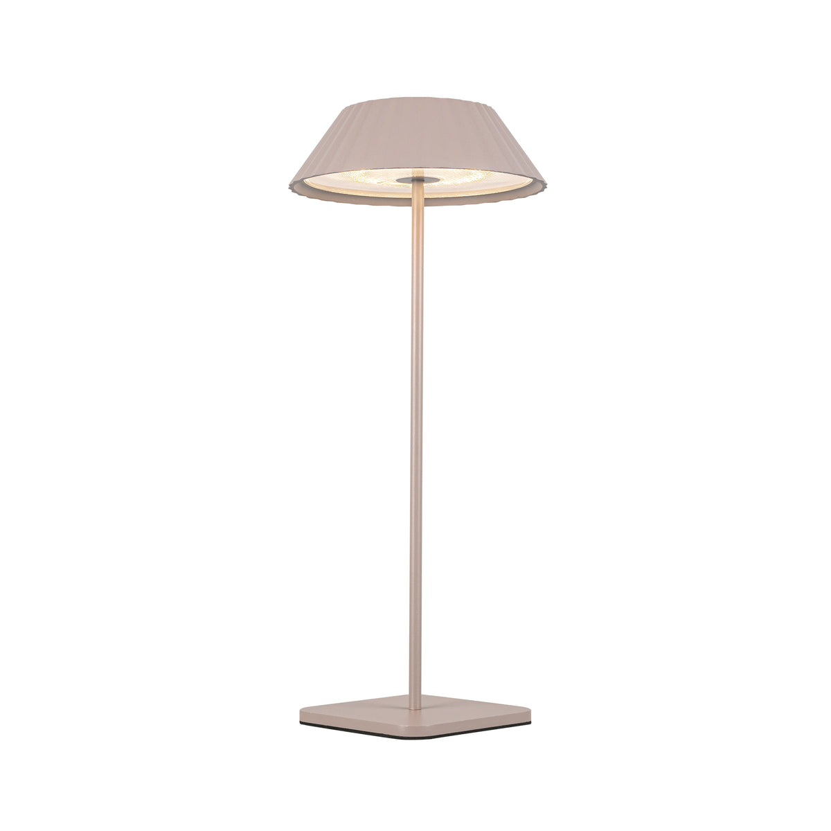 Lampe de table rechargeable — Gris pierre de lune
