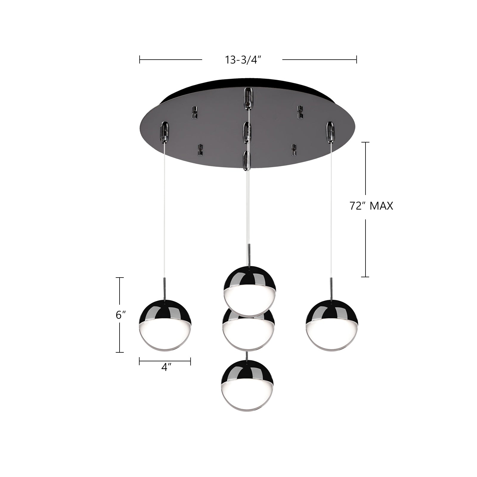 Suspension multiple Pluto
