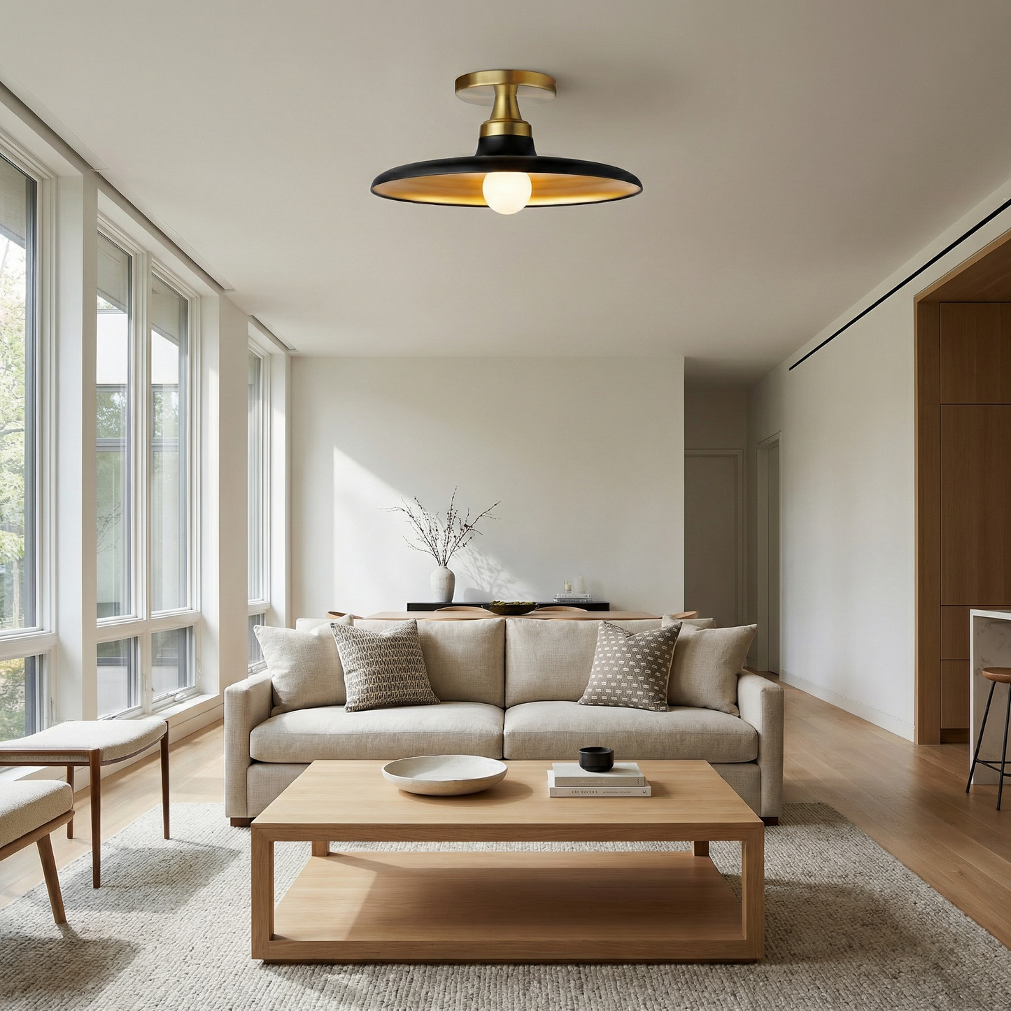 Semi-plafonnier Dainolite — QTN-121SF