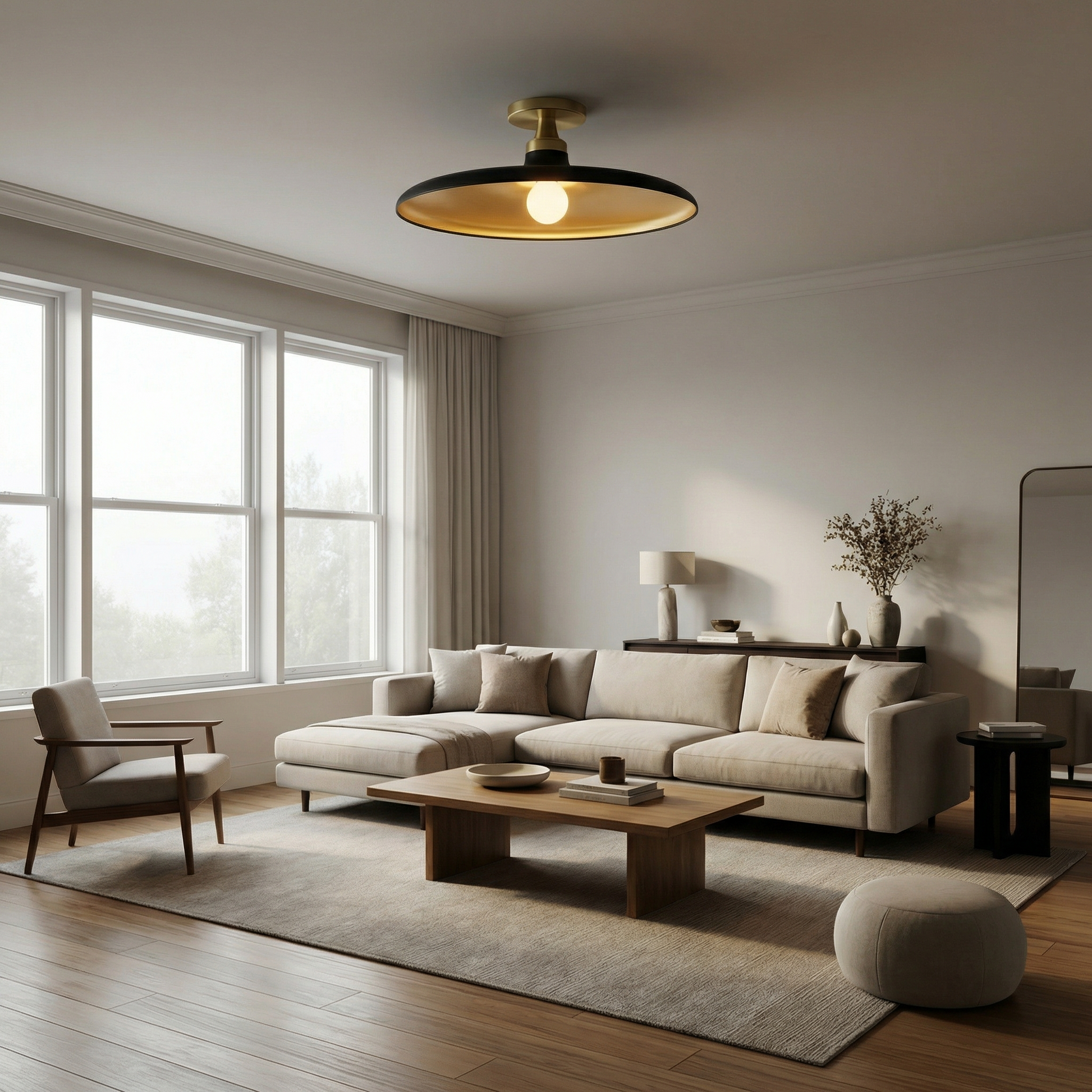 Semi-plafonnier Dainolite — QTN-181SF