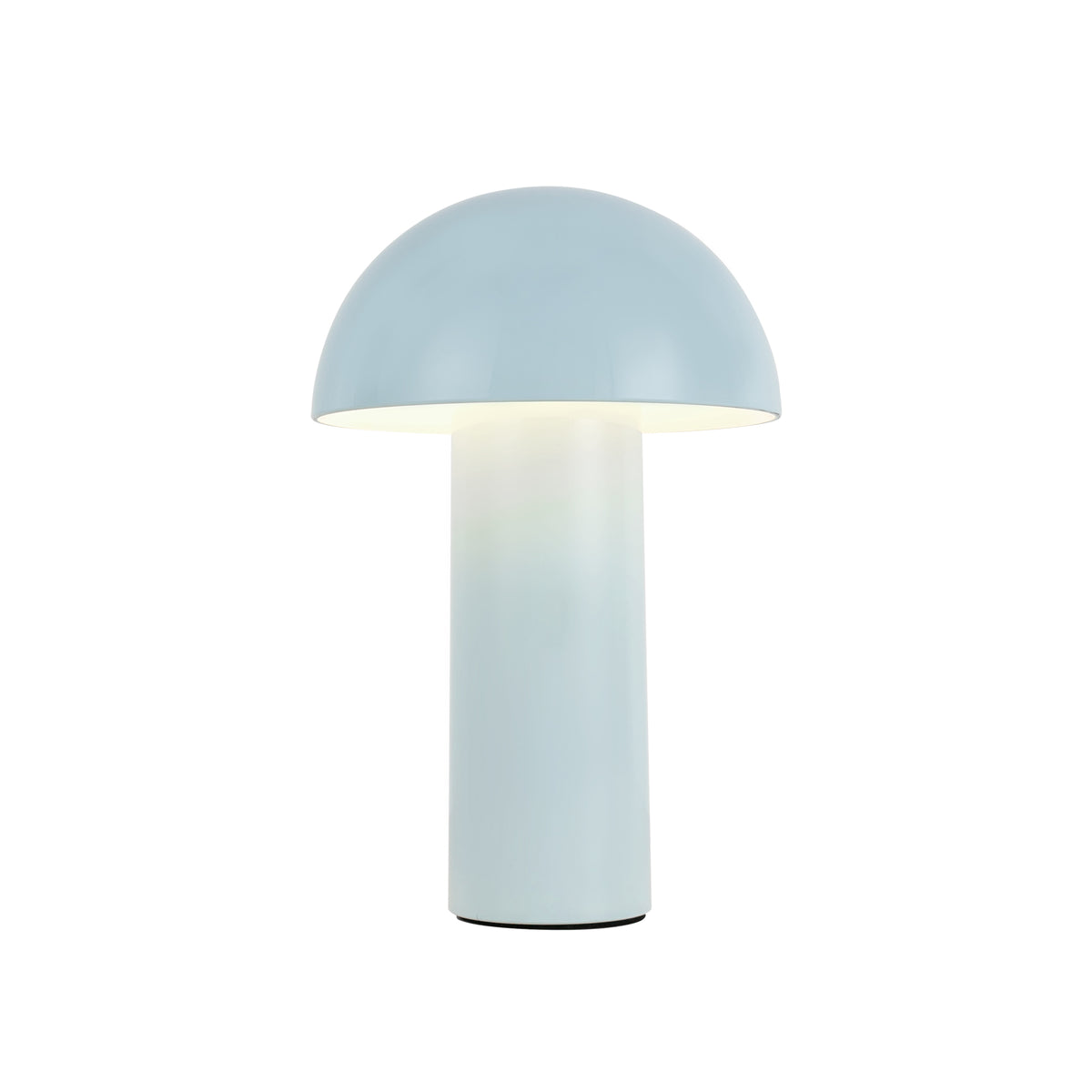 Lampe de table Setas rechargeable 10 po — Bleu ciel