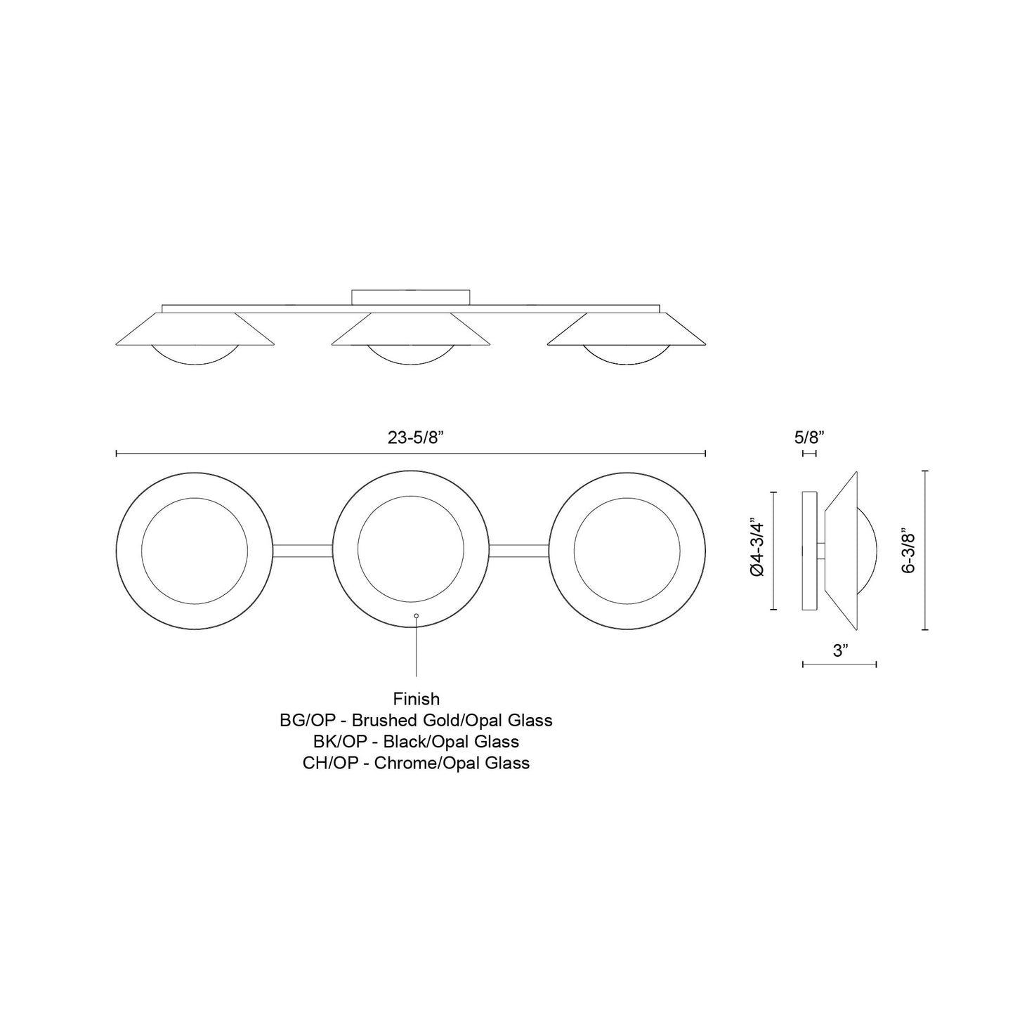 Luminaire de salle de bain Cleo
