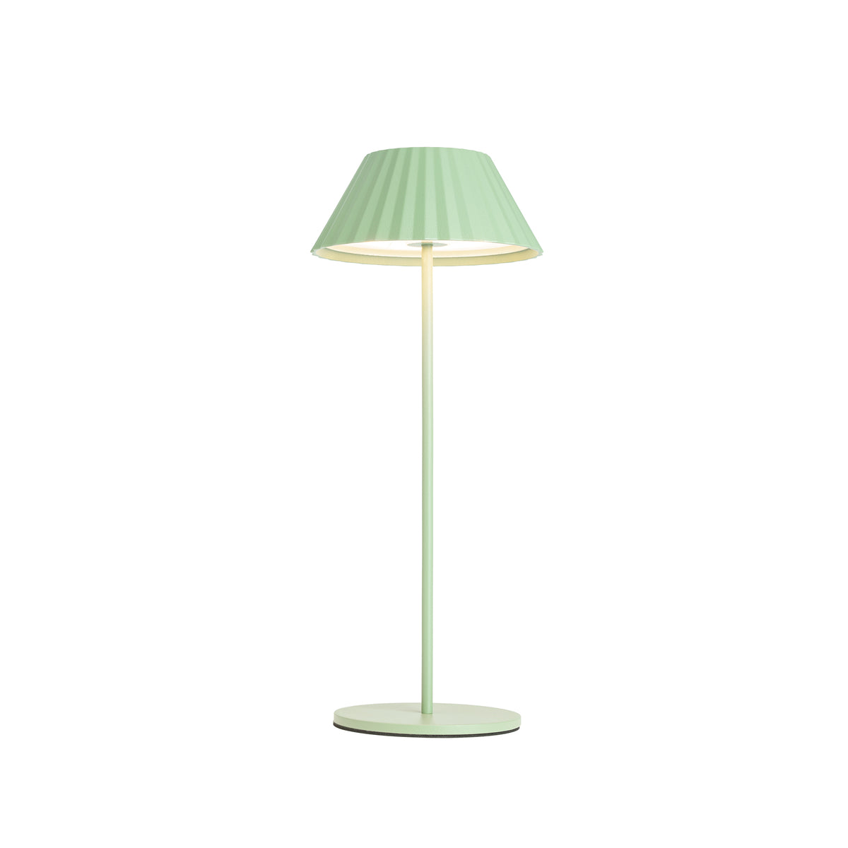 Lampe de table rechargeable — Vert sauge