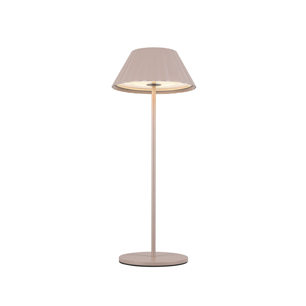 Lampe de table rechargeable — Gris pierre de lune