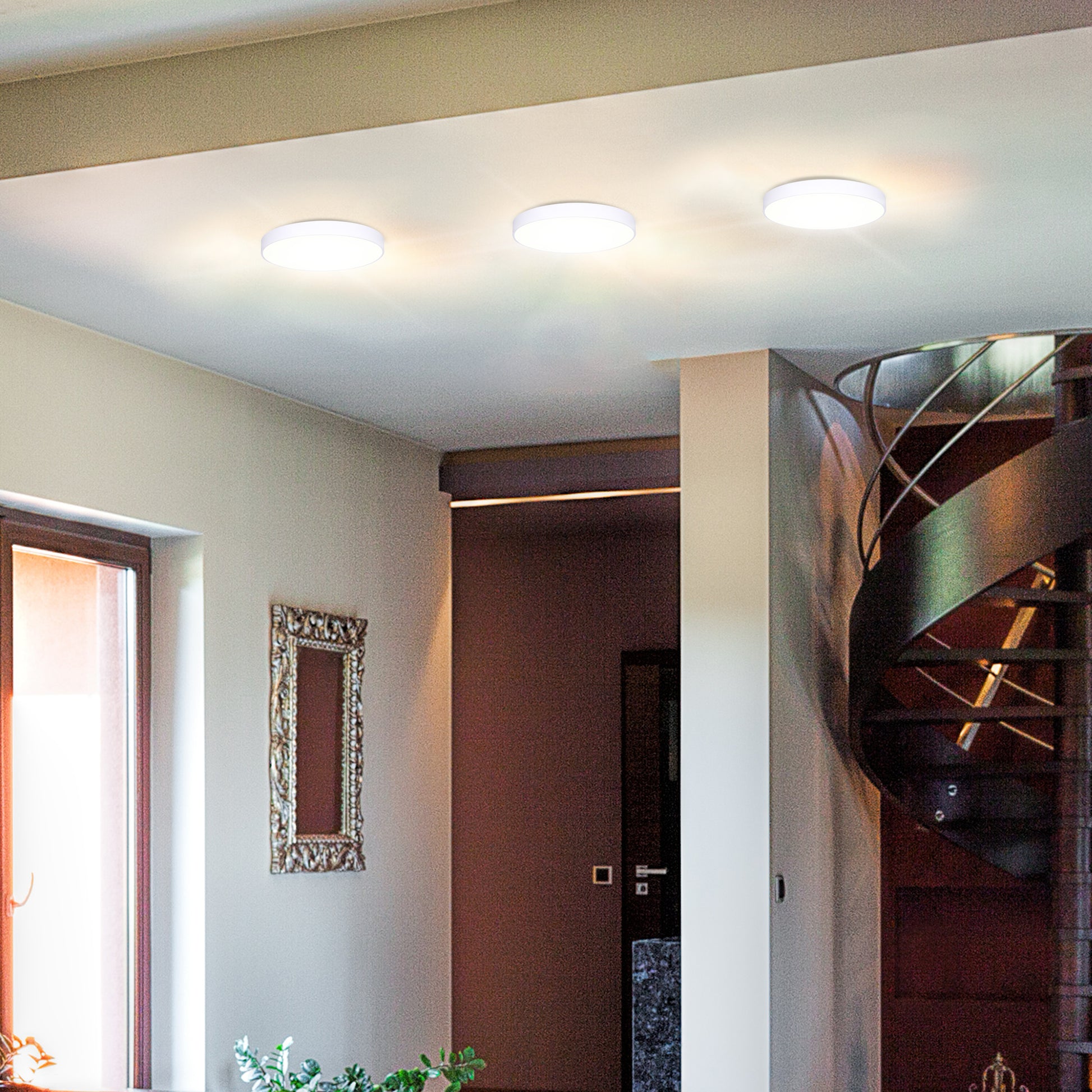 Luminaire 8.1Inch White Color