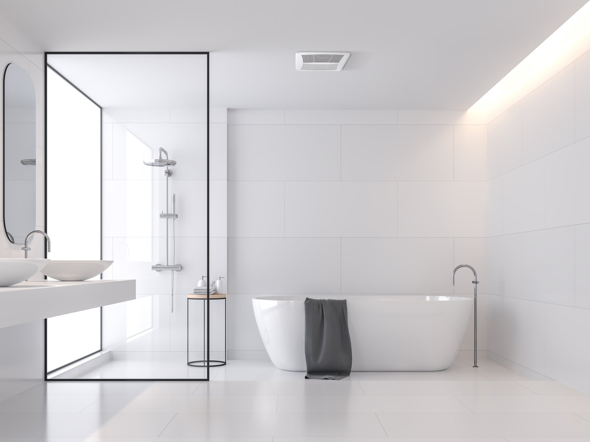 Luminaire 110 Cfm Ultra Quiet 0.9 Sone Ceiling Exhaust.