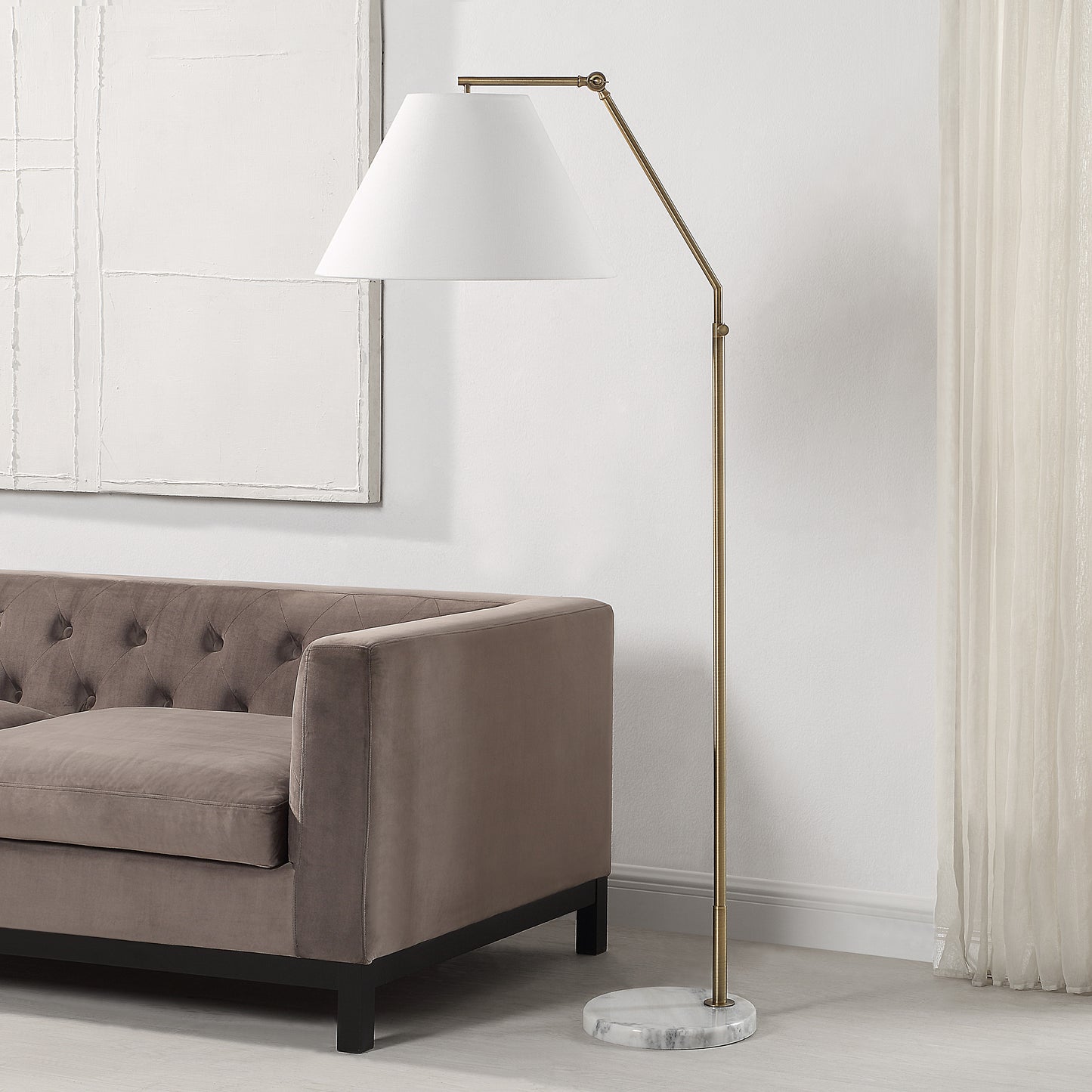 Lampe sur pied Claire Floor Lamp