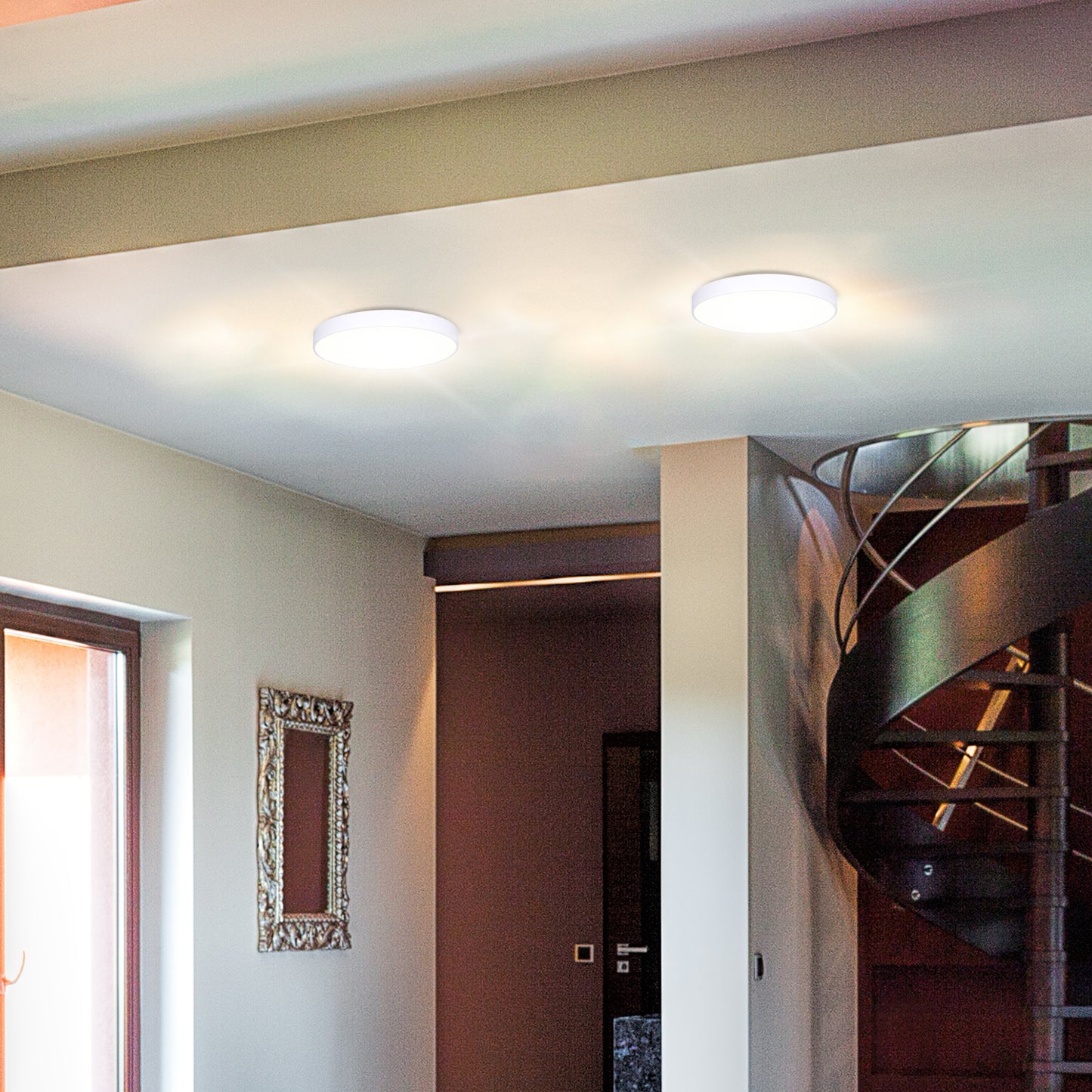 Luminaire DL-12F-25WS-WH-C