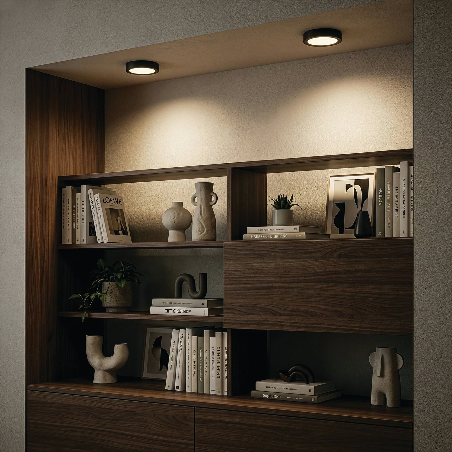 Luminaire DL-7F-15DCW-BK-C