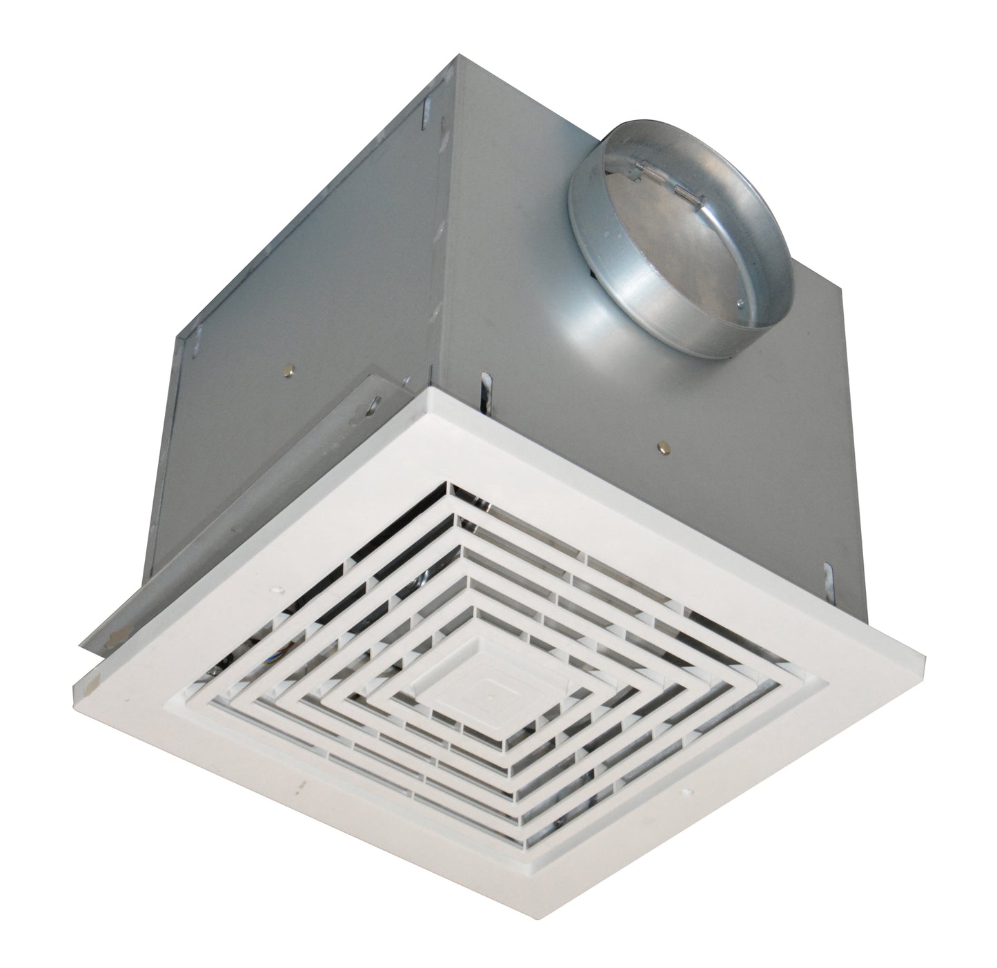 Luminaire Commercial Ceiling Box Exhaust Fan 150 Cfm With Ec Variable Speed Motor And Speed Control