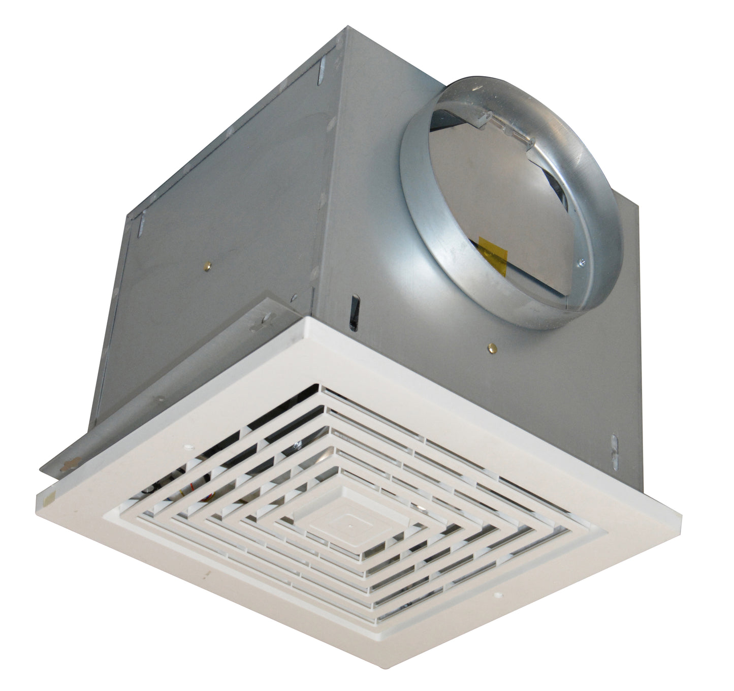 Luminaire Commercial Ceiling Box Exhaust Fan 300 Cfm With Ec Variable Speed Motor And Speed Control